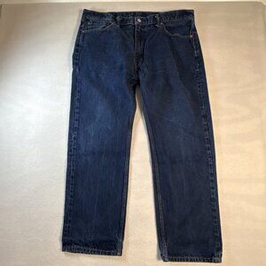 Levis 505 Denim Medium‎ Wash Blue Jeans Men's 40 x 30 Excellent Condition